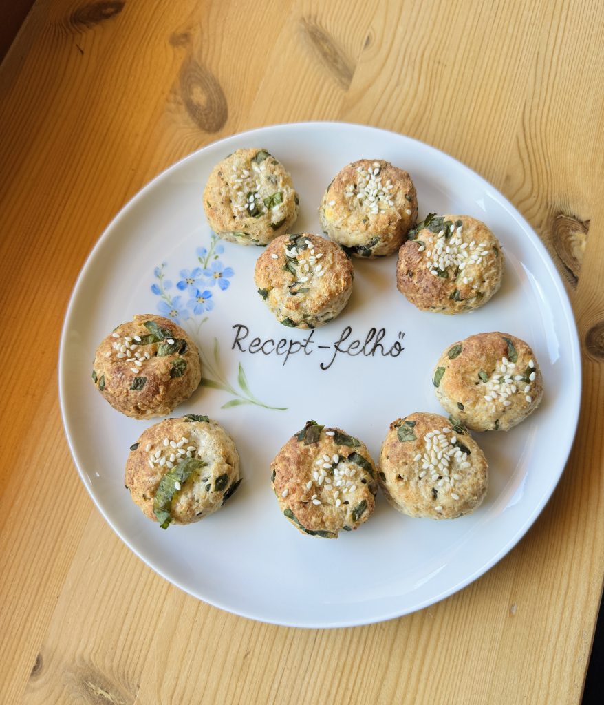 Juhtúrós-medvehagymás zabpuffancs