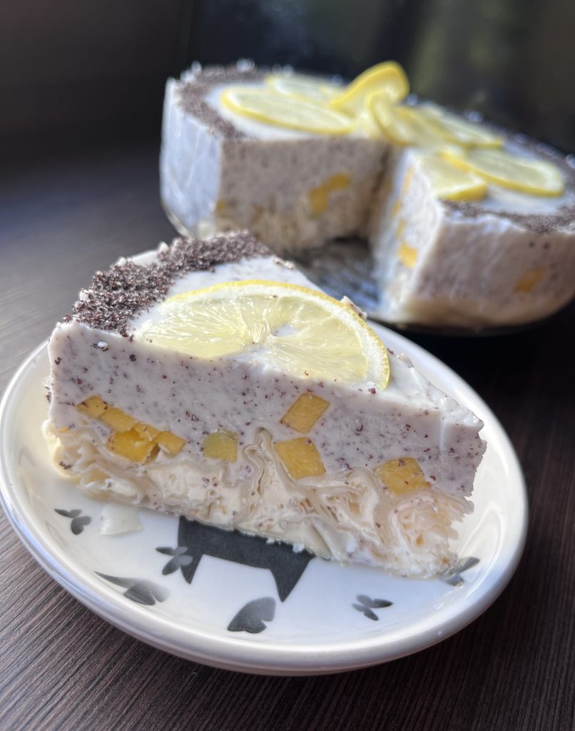 Rizslapos joghurttorta